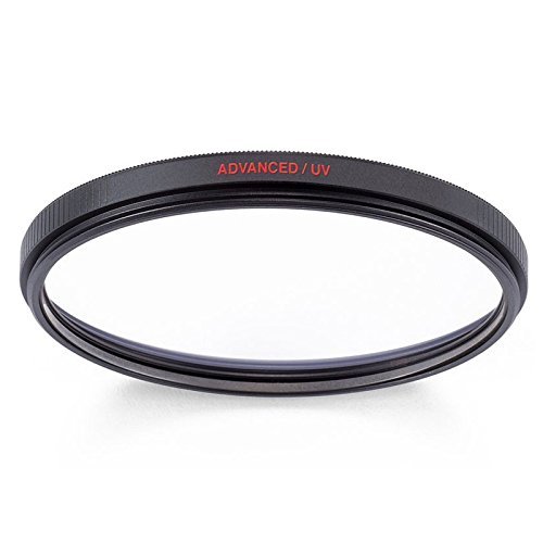 Manfrotto MFADVUV-77 Advanced Filtro UV da 77 mm, Nero/Antracite