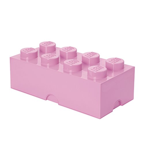 LEGO - Scatola stoccaggio, Rosa chiaro,