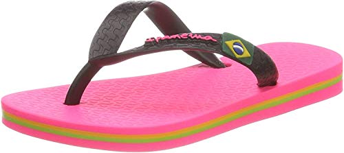 Ipanema Classic Brasil II Kids, Infradito Bambina, Multicolore Rosa Black 8642, 25/26 EU