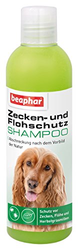 Beephar, Shampoo Anti pulci, per Cani e Gatti da 12 Settimane, Efficace Anche Contro Le zecche, flacone da 250 ml