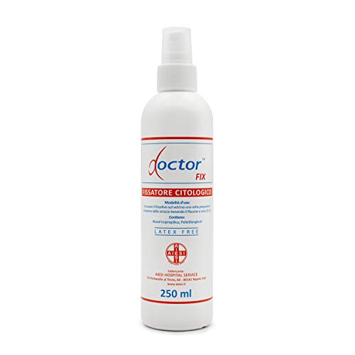 AIESI® Fissatore per Citologia spray per vetrini laboratorio flacone da 250 ml DOCTOR FIX # Made in Italy