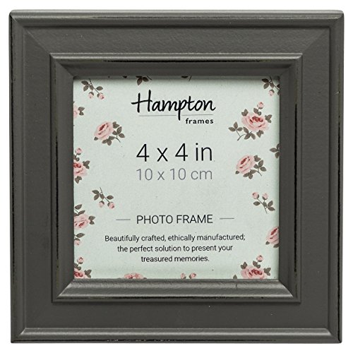 Hampton cornici Paloma Cornice portafoto, Legno, Grigio, 14.5 x 14.5 x 2.5 cm