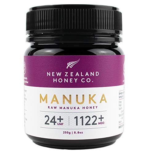 New Zealand Honey Co. Miele di Manuka MGO 1122+ / UMF 24+ | Attivo e lordo | Prodotto in Nuova Zelanda | 250g