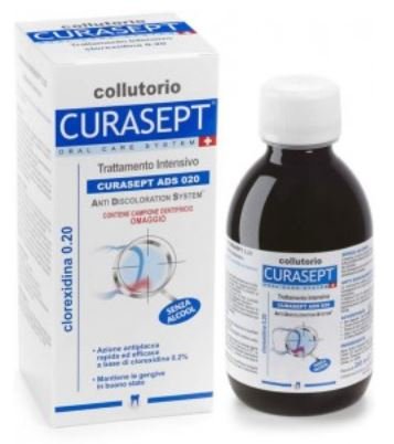 Colluttorio Curasept 0.20% clorexidina-digluconato - 200ml - Senza Alcool