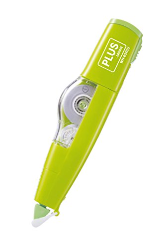 PLUS Japan Correttore roller MR a forma di penna ricaricabile, ecologico, verde 6 m x 4,2 mm