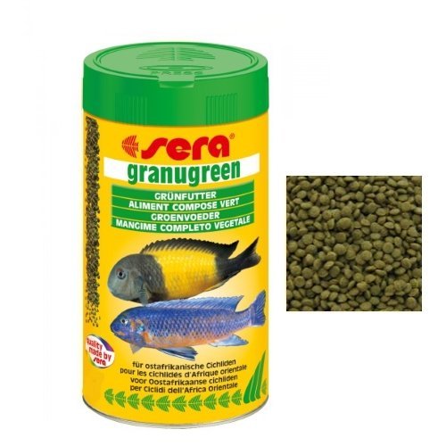 Sera Granugreen - Mangime Completo vegetale per Ciclidi dell'Africa Orientale (250 ml)