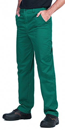 Pantaloni da lavoro uomo, S-3XL, Made in EU,Colori diversi, ProWear (L, Verde)