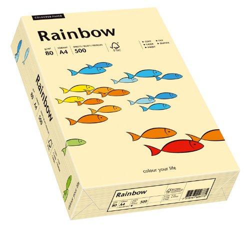 Schneidersöhne 88042275 - Rainbow, Fogli multiuso A4, 80 g/m2, 500 fogli, colore: Fulvo chiaro