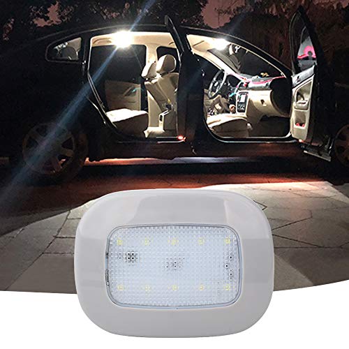 Luci da tetto a soffitto per auto Luci a cupola magnetiche con USB universale 10 LED ricaricabili per interni ed esterni di auto, barca, rimorchio, camper, camion