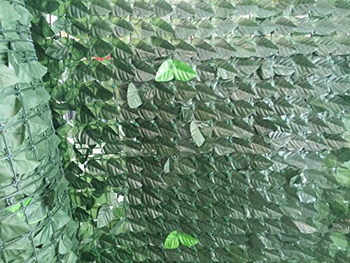 SIEPE ARTIFICIALE EVERGREEN EDERA CM.100X300 ORNAMENTALE PER BALCONI