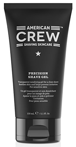 American Crew Precision Shave Gel Professionale Gel Barba Trasparente - 150 ml