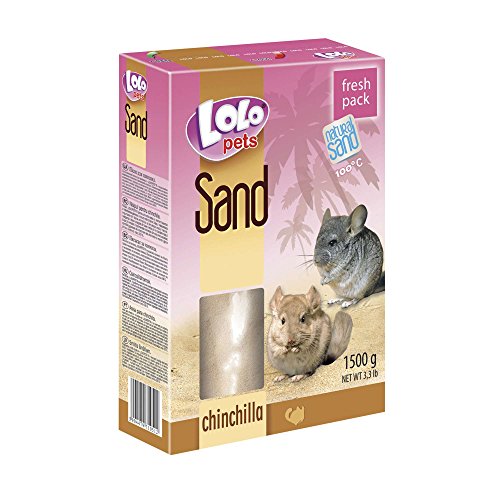 Lolo Pets Sabbia per chinc hillas, Confezione da Pezzi (2 X 1.5 kg)