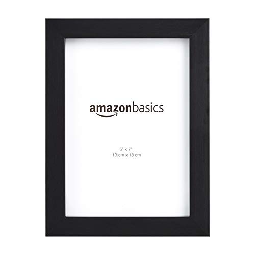 AmazonBasics - Cornice per foto - 13 x 18 cm, Nero,Confezione da 2