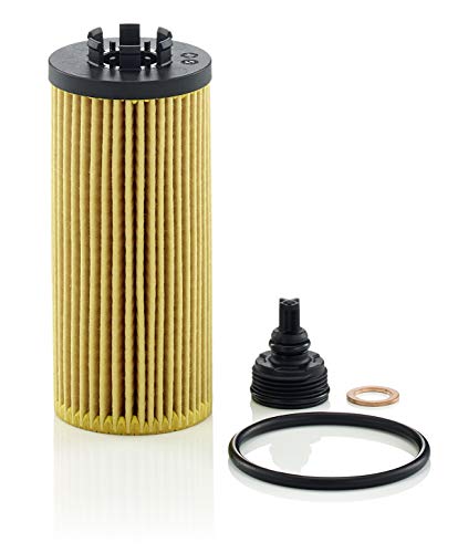 MANN-FILTER Filtro dell'olio originale HU 6012 z KIT – Set di filtri dell'olio con guarnizione/set di guarnizioni – per auto