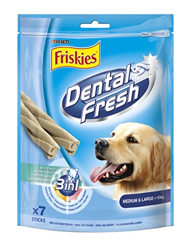 Purina - Frieskies, Alimento Complementare per Cani Adulti, 3 in 1 - 180 g