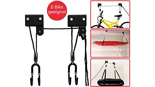 Point Bike Lift XL - Bicicletta elettrica Fino a 57 kg, Meccanica, Colore: Nero