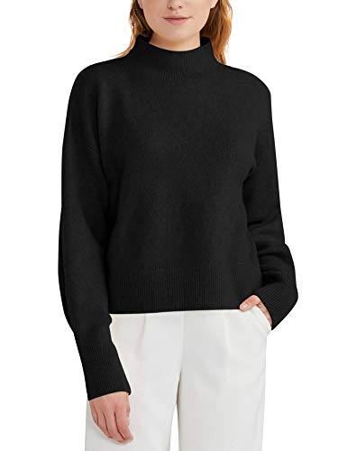 Woolen Bloom Maglione Donna Invernali Manica Lunga Grosso Felpa Ragazza Pullover Lavorato a Maglia Accogliente Camicetta Allentata Casual Top Autunno