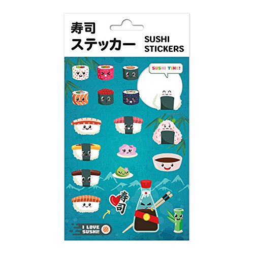 Erik ESS033 Adesivi stickers per bambini - Sushi