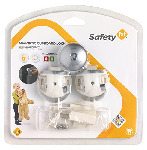 Safety 1st Blocca Ante per Bambini, Magnetico, Universale, Fisso, Grigio