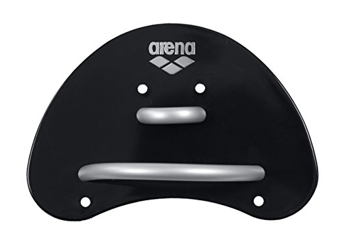 Arena Elite Finger Paddle, Accessorio da Allenamento Unisex Adulto, Nero (Black/Silver), S