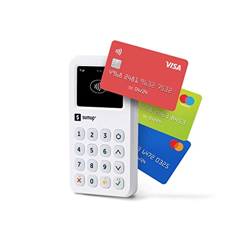 Lettore di carte SumUp 3G Wifi per i tuoi pagamenti. Accetta Chip&PIN, pagamenti contactless, Google Pay e Apple Pay, tutto con unico dispositivo autonomo