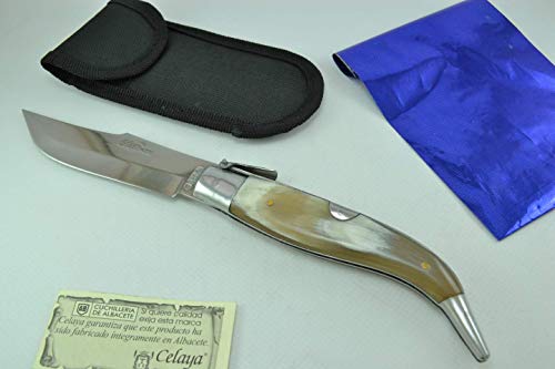 Coltello Celaya Classic Albacete Alluminio Corno di Toro n 2