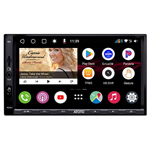 ATOTO S8 Ultra S8G2A78U(A)video in-dash per auto Android con navigazione (senza DVD), doppio Bluetooth con aptX HD, connessione wireless, riconoscimento dei gesti, modem cellulare 4G integrato e altro
