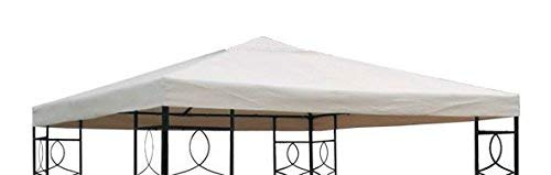 Spetebo - Telo di copertura per gazebo in PVC, impermeabile, 3 x 3 m, 270 g/m², in poliestere