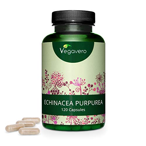 ECHINACEA Vegavero® | 6000 mg | L’UNICA con il 4% di POLIFENOLI | 120 capsule | Difese Immunitarie | Vegan