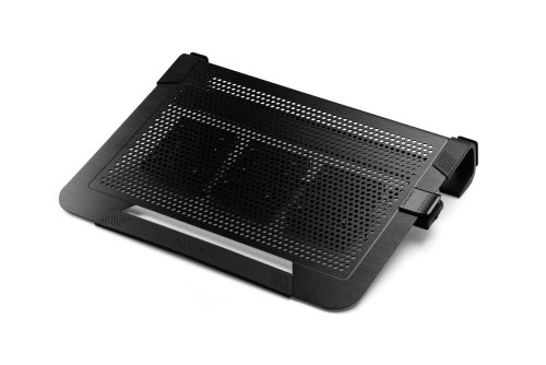 Cooler Master NotePal U3 PLUS Base di raffreddamento per PC portatili '3x Ventola regolabile da 80mm, Design alluminio ergonomico, Supporta Computer Portatili fino a 19