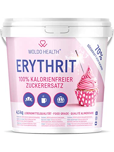 Erythritol polvere 4.5kg dolcificante senza calorie - Zucchero Alternativo
