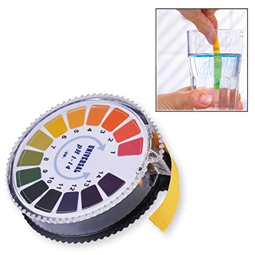 5 Metri PH Indicatore Litmus Test Paper Strip Roll PH 0 - 14 per l'urina e la Saliva Acqua - Gearmax