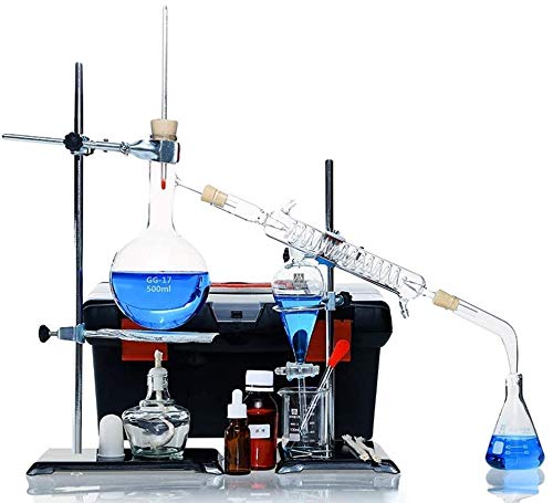 LLDKA Apparecchi di distillazione di raffinazione del Petrolio Completa Significa Un apparecchio di distillazione esperimento Chimico Set
