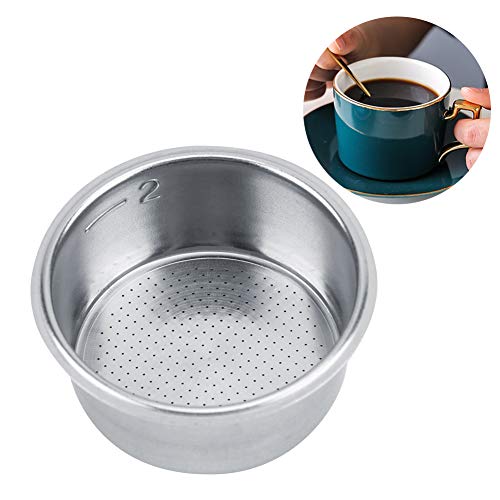 Cestello filtro caffè, 1 filtro 51 mm non pressurizzato, argento, filtro in acciaio inossidabile per filtro Breville