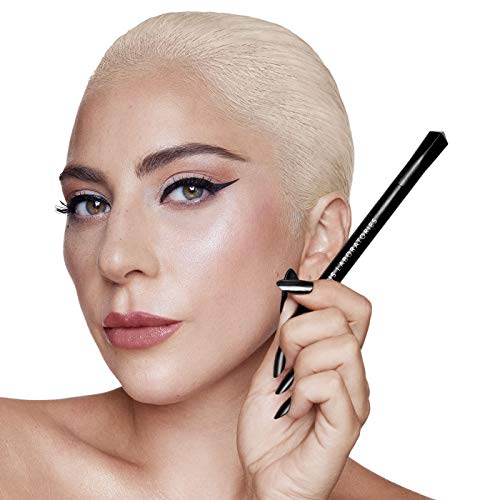 HAUS LABORATORIES By Lady Gaga: LIQUID EYE-LIE-NER Eyeliner Liquido a Lunga Tenuta con Punta a Pennarello per un Tratto Modulabile e Preciso, Senza Sbavature, Nero e Marrone Opaco
