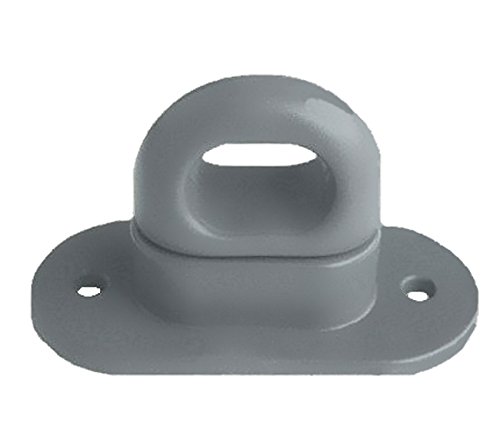 Tappo a vite per piscina Oval occhielli, plastica, grigio 42 x 22 mm --- Quantità a scelta