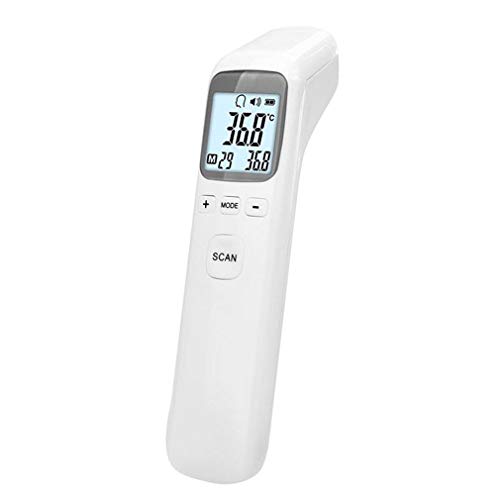 Termometro, Termometro Frontale, Termometro Digitale a infrarossi Professionale Senza Contatto, Termometro Professionale Digitale 4 in 1, per Neonati, Bambini, Adulti