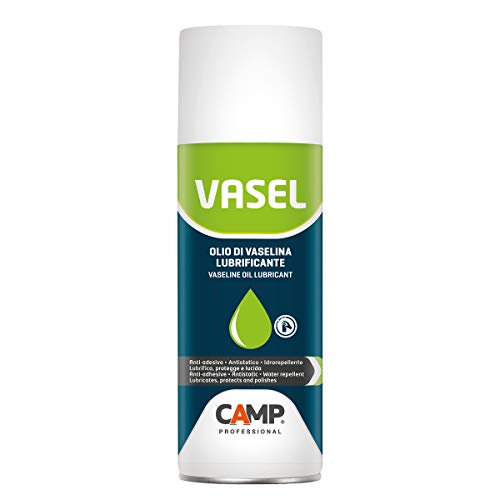 Camp VASEL, Olio tecnico di vaselina, Lubrificante, Anti-ossidante, Protettivo, Incolore e inodore