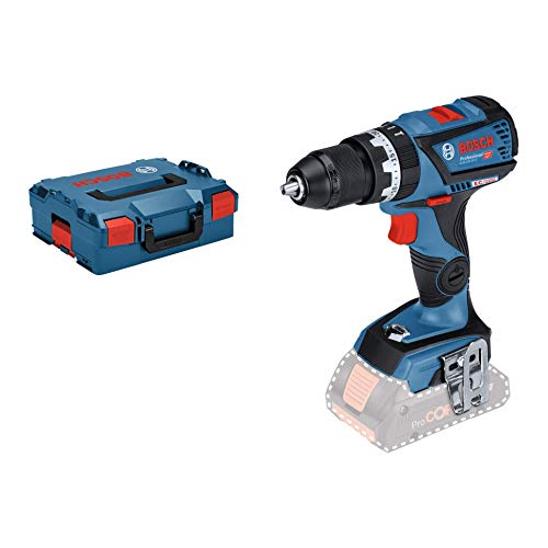 Bosch Professional 06019G2103 GSB 18V-60 C Trapano Senza Chiave, 18 V, Nero/Blu/Rosso