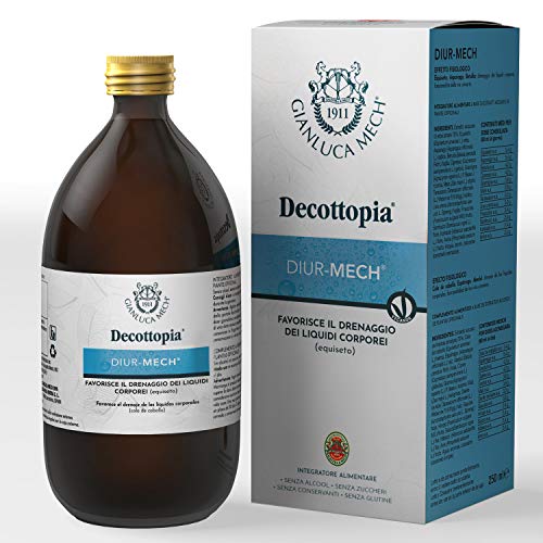 Gianluca Mech - Diur-Mech Decottopirico con Funzione di Drenaggio dei Liquidi Corporei all'Equiseto - 250 ml