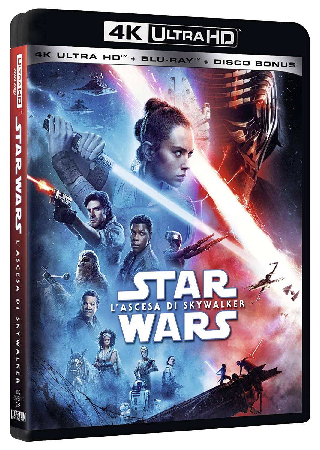 Star Wars L'Ascesa Di Skywalker 4K Uhd (3 Blu Ray)