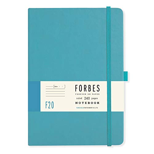 Forbes, quaderno classico a righe, formato A5, a righe A5 Teal