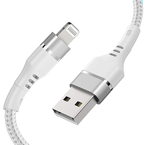 Syncwire Cavo USB-A a Lightning - 2m [Apple MFi][Aggiornato C89 Chip] Cavo USB Nylon per Ricarica Rapida Compatibile con iPhone 11/11 Pro/11 PRO Max/SE 2020/X/Xs Max/XR/8/8 Plus/7/7 Plus/6, iPad, etc