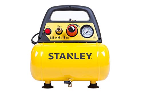 Stanley D 200 Compressore 6 Lt 1,5HP, pressione max 8 bar/116 PS, Rumorosità: 97 dB