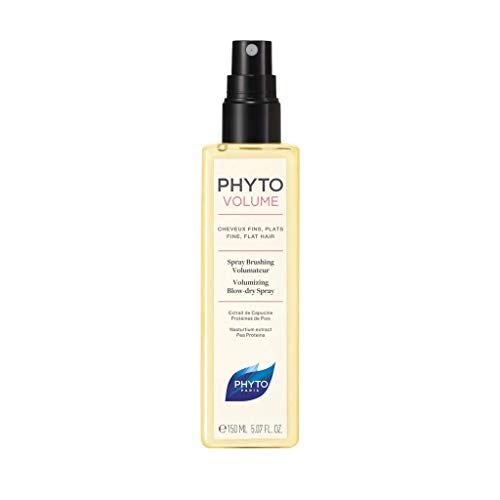 Phyto Phytovolume Spray Brushing Volumizzante Termoprotettore per Capelli Sottili e Senza Volume, Formato da 150 ml