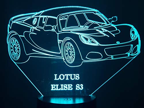 Disegno compatibile LOTUS ELISE S3, lampada da salotto 3D