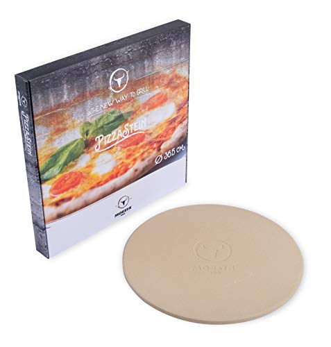 Moesta-BBQ - Pietra per cottura pizza, No. 1 – rotonda, Ø 36,5 cm o 41 cm, 36,5 cm