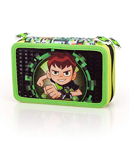 Astuccio Completo 3 zip Ben 10 20x12,5x5,5 cm.