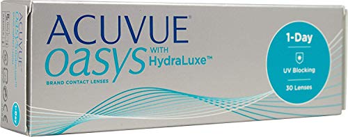 Acuvue Oasys Hydraluxe Contact Lenses 1 Day Replacement -7.00 BC/8.5 30 Units
