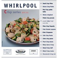 WHIRLPOOL - PIATTO PICCOLO CRISP - DIAMETRO 25 CM - UNIVERSALE PER TUTTI I MICROONDE